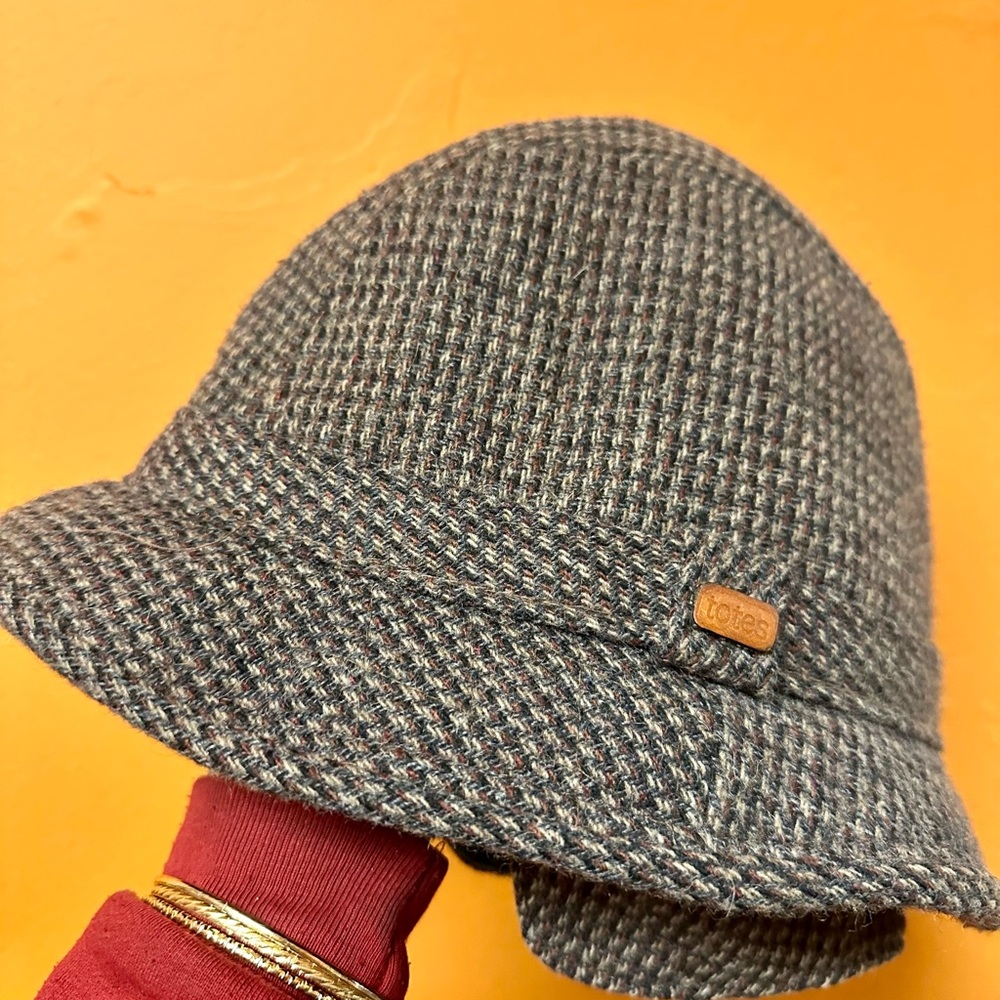 totes Charcoal Woven Men's Hat - Picture 4 of 9